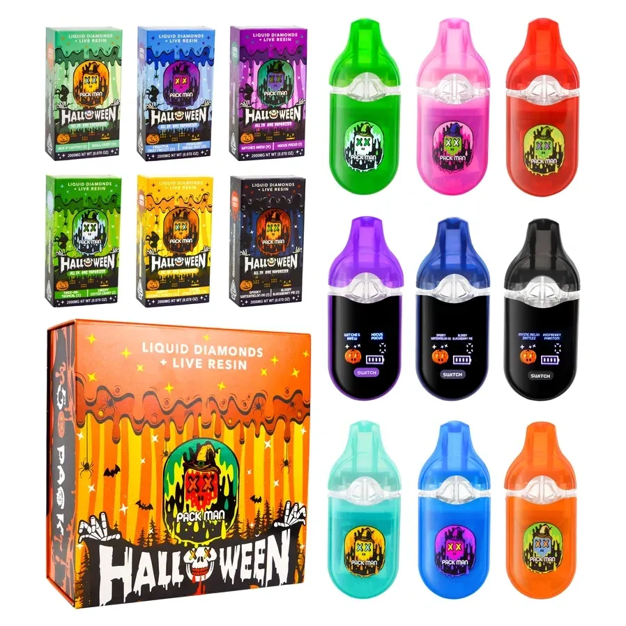 Empty 2g Packman Holloween Edition Dual Disposable Vape