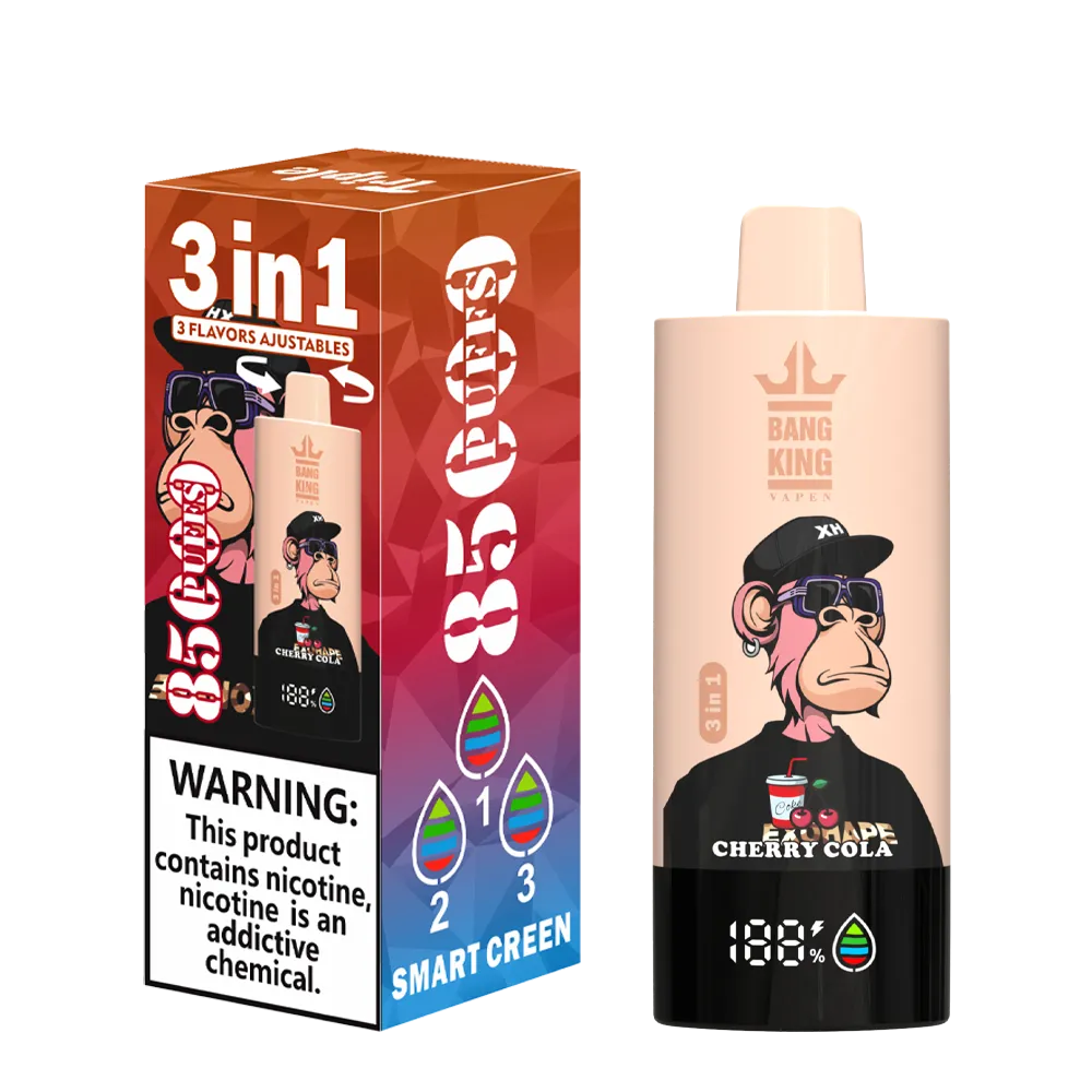 Bang King 85000 Puffs 85k 3 in 1 Flavors Switch Disposable Vape