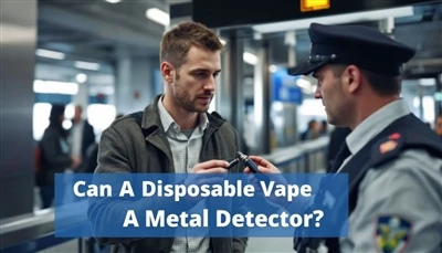 Kan en engångsvap utlösa en metalldetektor?