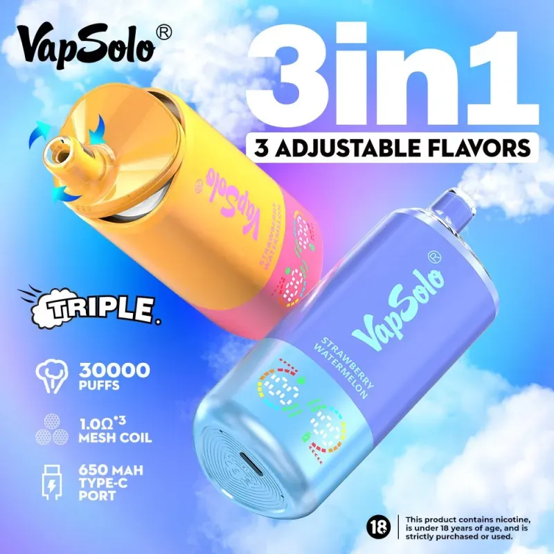 Vapsolo Triple 30000 Puffs Review: An Honest, Data-Backed Look at a 3-in-1 Vape
