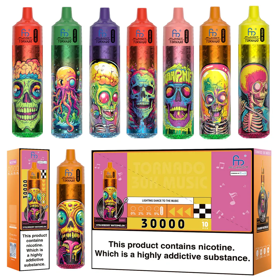 Vad är Fumot RandM Tornado 30000? En djupdykning i 30 000 Puff Music Vape